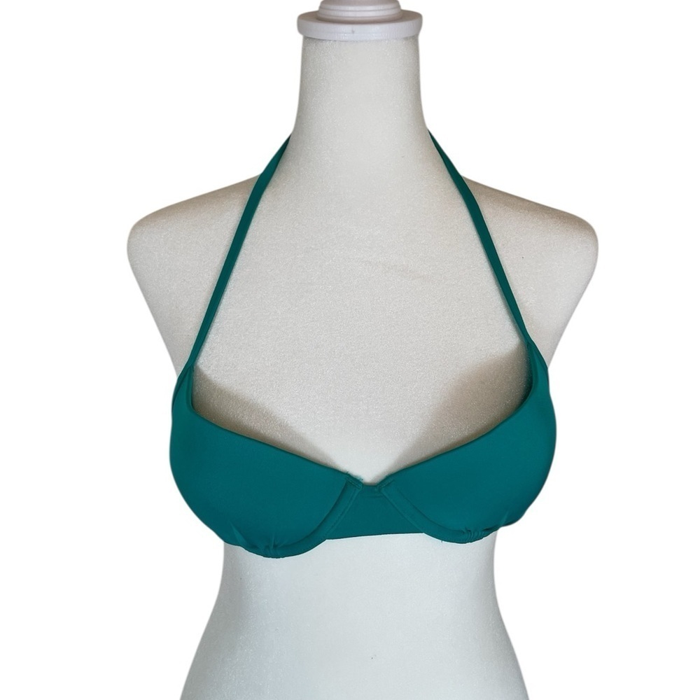 Victoria’s Secret Teal Halter Bikini Top
